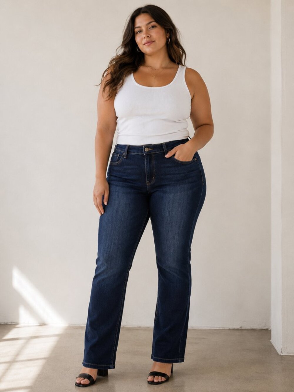 Levi's 505 Straight Leg Jeans | Classic Dark Wash Denim